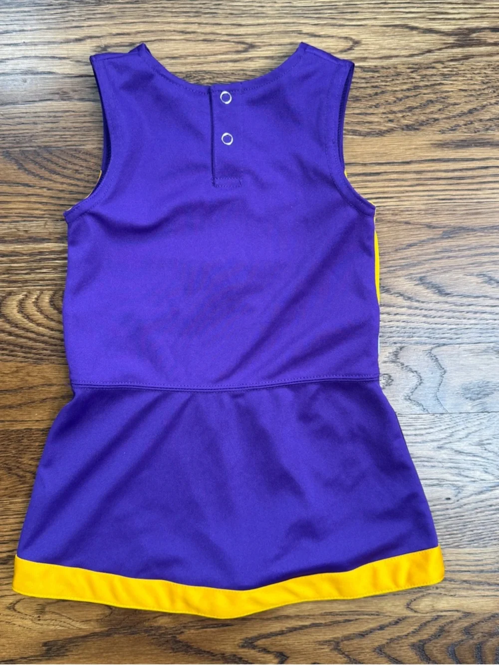 Gen 2 Girls Purple & Gold LSU Tigers Football Basketball Cheerleader Dress 2T